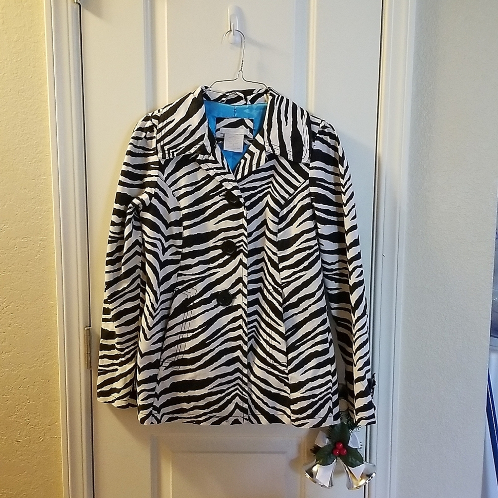 Animal Print Jacket  Size: Small